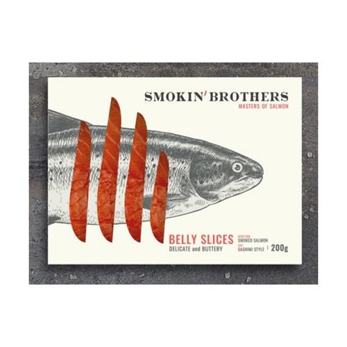 Smoked Salmon - Belly Slices 200g